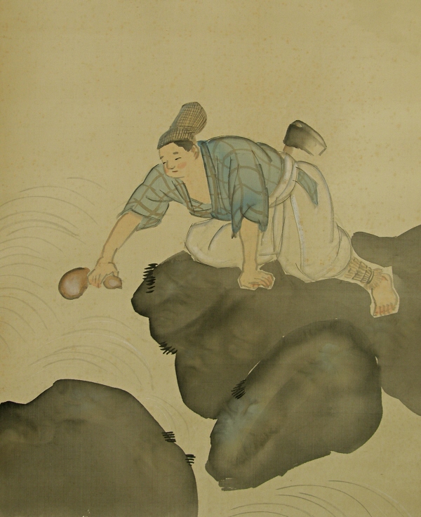 Devoted Son with Gourd