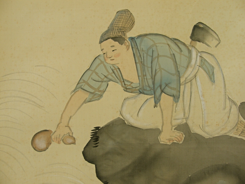 Devoted Son Laving Water