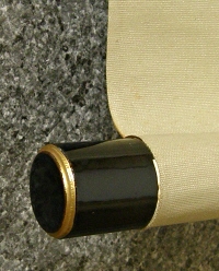 Jikusaki Kakemono End (Lacquer)