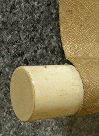 Roller End made from Antler and Ivory