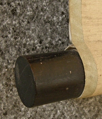 Roller End made of Ebony Wood