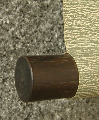 Roller End made of Ebony Wood