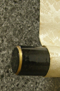 Lacquered Roller End