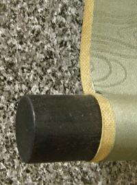 Roller End made of Ebony Wood