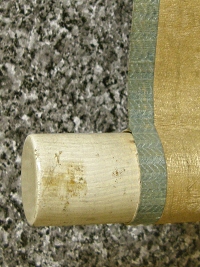Roller end made of Japanese Pottery