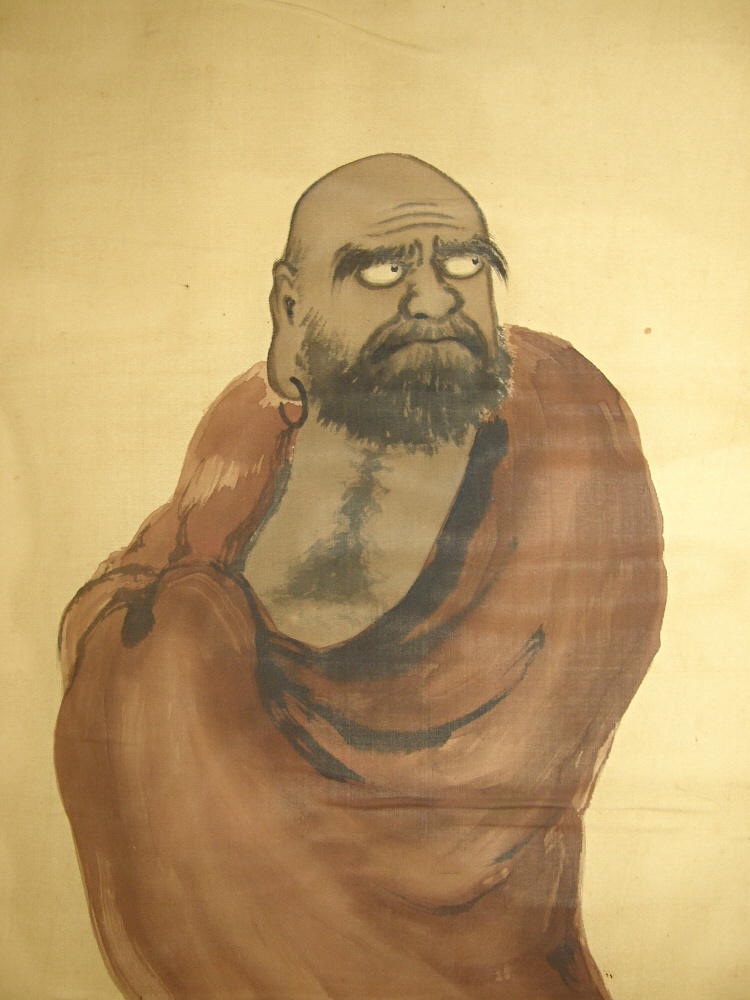 SS-30127 [ Daruma ] Antique Bodhidharma Drawing for Sale