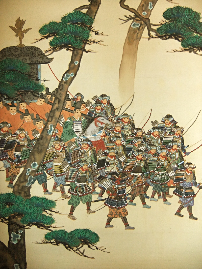 Samurai Warriors & Sacred Palanquin (Kago)