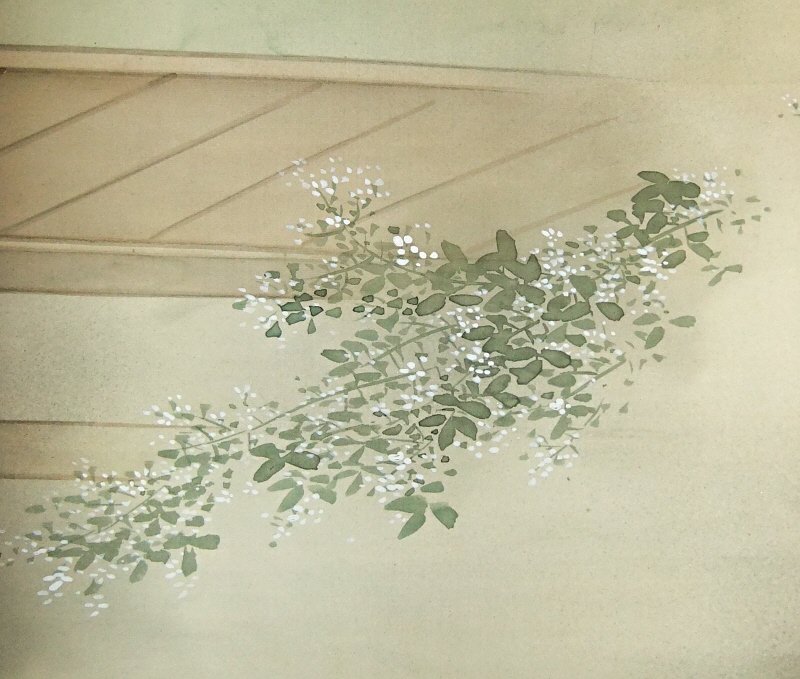 Hagi, Bush Clover Flowers & Leaves