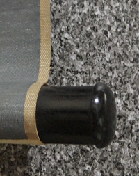 Roller End made of Kokutan Black Ebony Wood