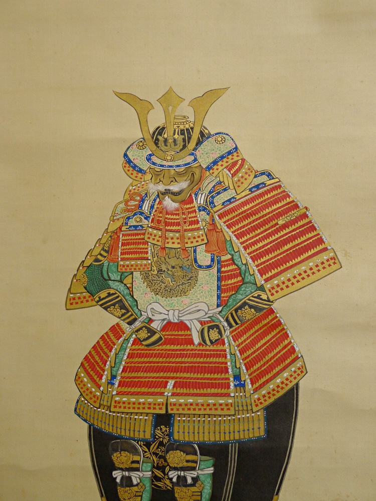 Painting of Samurai Armor Set