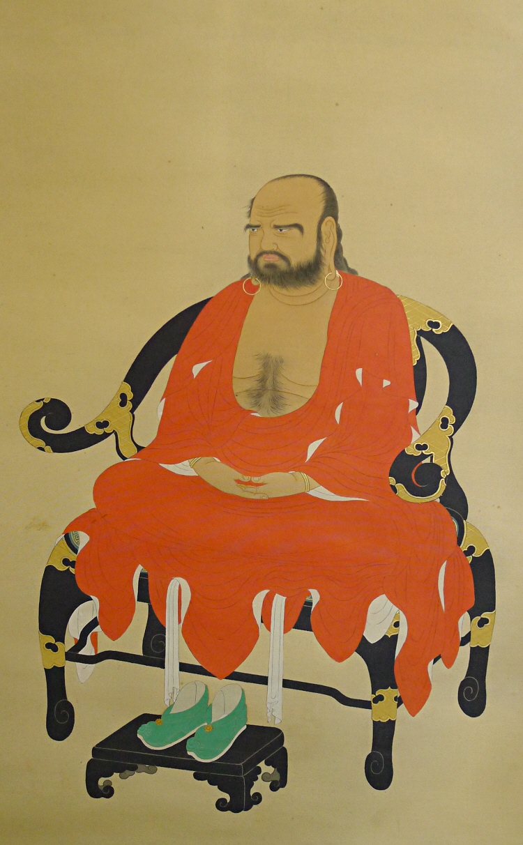 Bodhidharma in Meditation