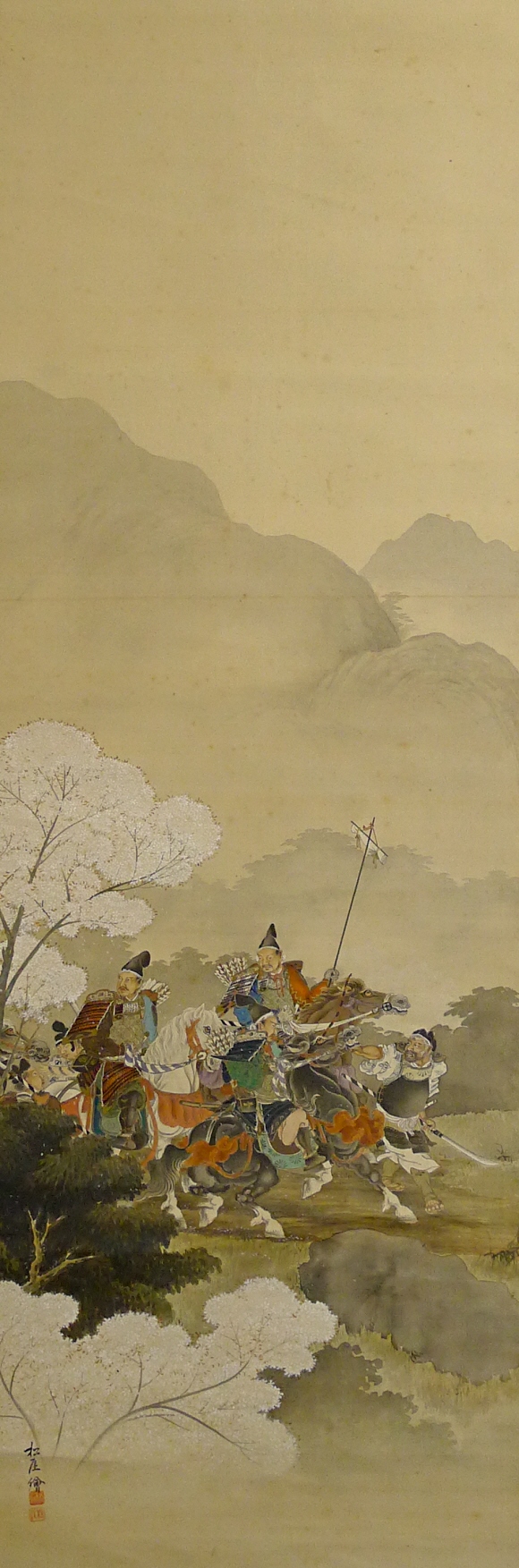 Commander Samurai Warriors with Retainers