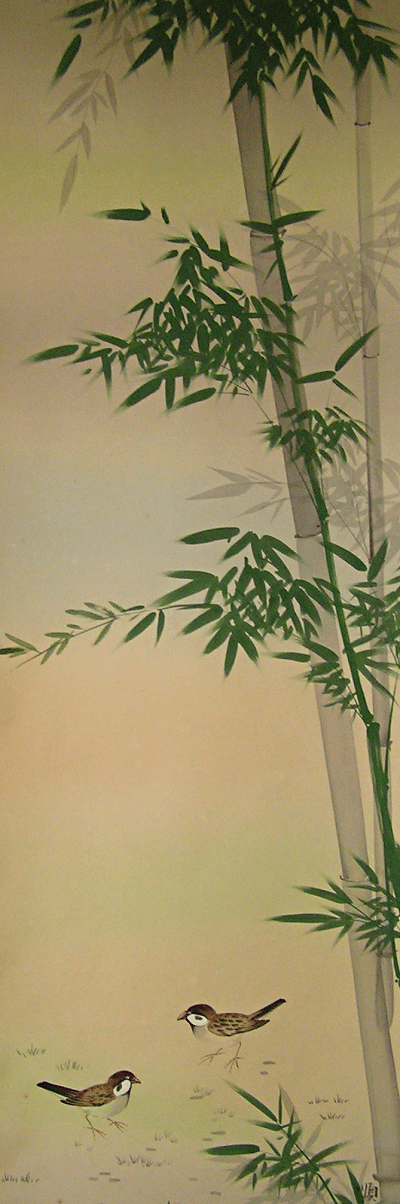 Bamboo and Sparrows