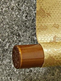 Roller End made from Wood (Lacquered)