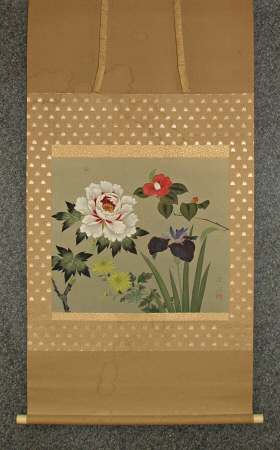 [ Flowers of Four Seasons ] with Original Wooden Box
