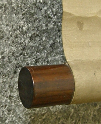 Roller End made from Ebony Wood