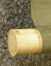 Roller End made from Antler