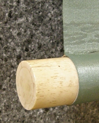 Roller End made from Antler