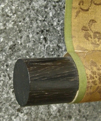 Roller End made of Ebony Wood