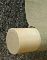 Roller End made from Ivory