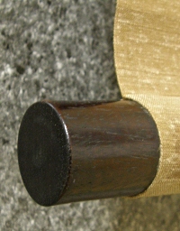 Roller End made of Ebony Wood
