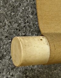 Roller End made from Antler