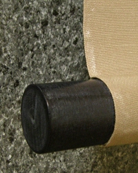 Roller End made of Ebony Wood