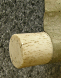 Roller End made from Antler
