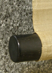 Roller End made of Ebony Wood