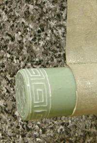 Roller End made of Japanese Pottery