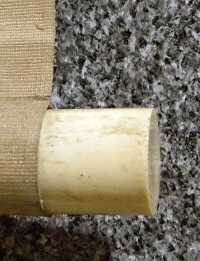 Kakemono End made of Staghorn