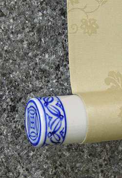 Roller End made of Pottery