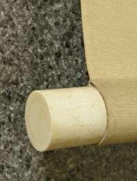 Roller End made from Deer Horn