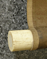 Roller End made from Deer Horn