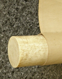 Roller End made from Antler