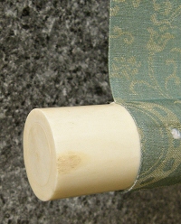 Roller End made from Antler