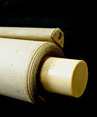Roller End made from Ivory