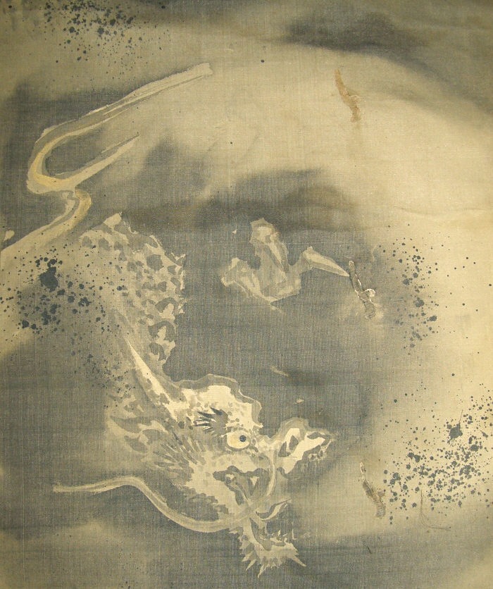 Ryu (Dragon) Drawn in the Suiboku Method