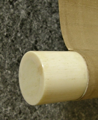 Roller End made from Ivory