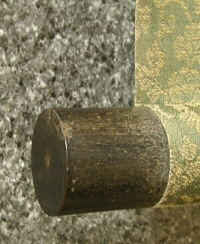 Roller End made of Ebony Wood