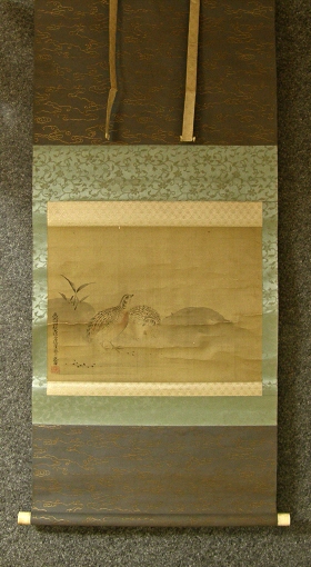 [ Quail Couple ] by Tosa Mitsusada