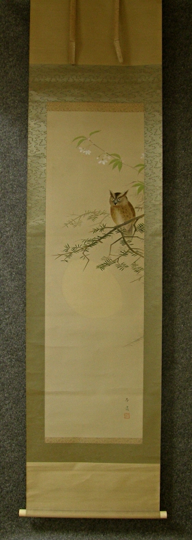 [ Japanese Owl under the Moon ]
