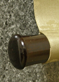Roller End made of Ebony Wood