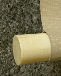 Roller End made from Antler