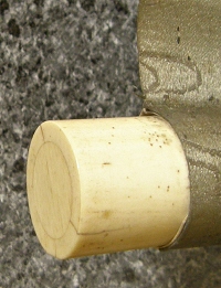 Roller End made from Antler