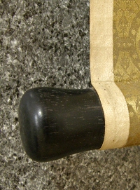 Roller End made of Ebony Wood