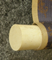Roller End made from Ivory