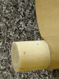 Roller End made from Antler