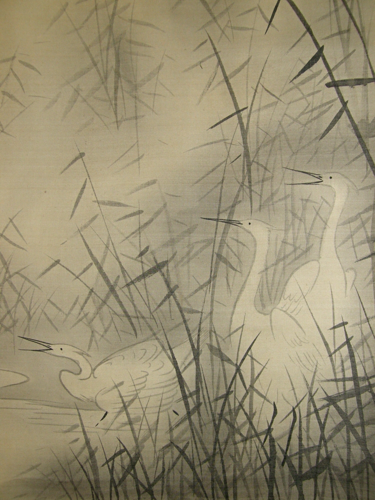 White Egrets in Marsh