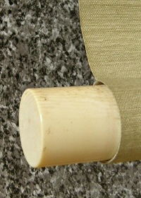 Roller End made from Antler (Staghorn)